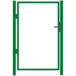 AB Polar käyntiportin runko, korkeus 200 cm, leveys 100 cm, vihreä
