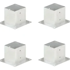 Aitatolpan jalat, 4kpl, galvanoitu, 141mm