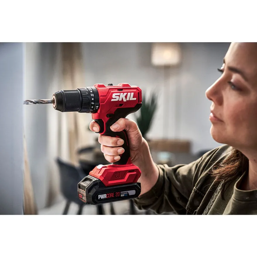 Akkuiskuporakone Skil 3021 HA, 20V, 2x2.0Ah akuilla + salkku