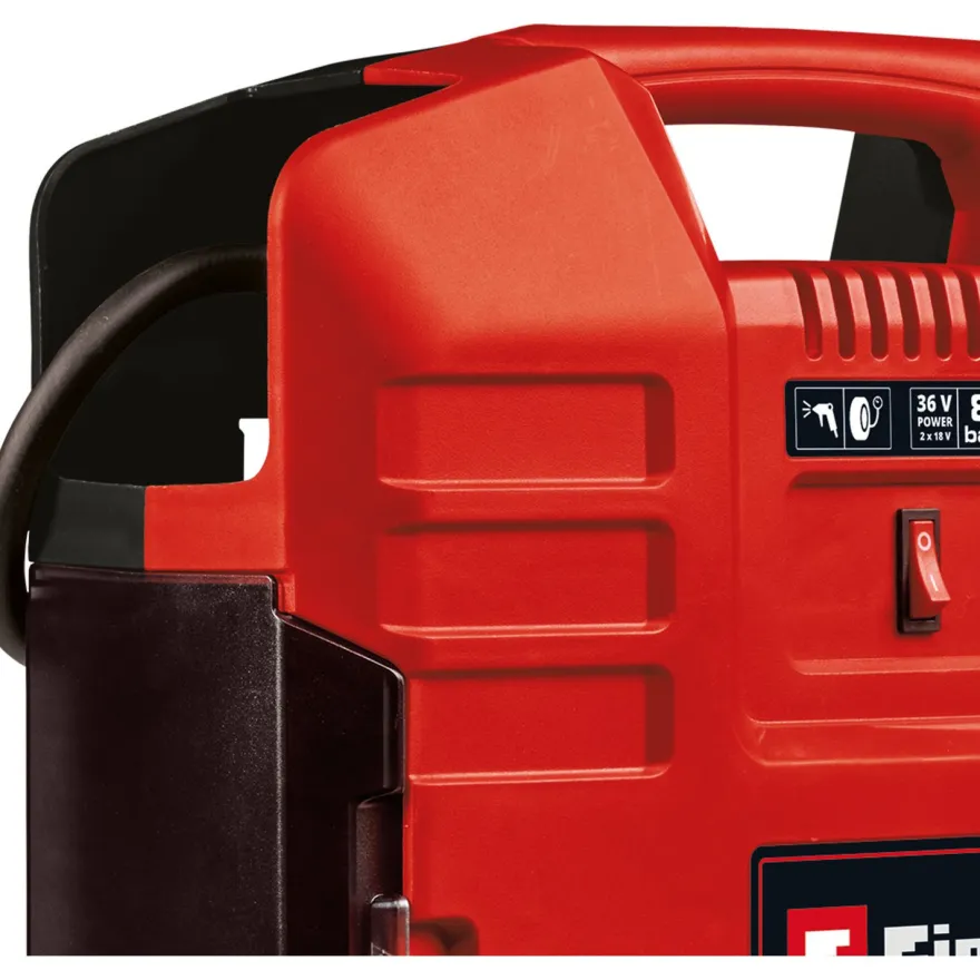 Akkukompressori Einhell PXC TE-AC 36/8 Li Of Set Solo, 2x18V, ilman akkuja