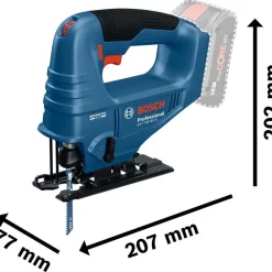 Akkupistosaha Bosch Professional GST 18V-95 B, 18V, 4.0Ah akulla