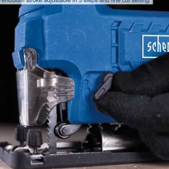 Akkupistosaha Scheppach C-JS220-X, 20V, ilman akkua ja laturia
