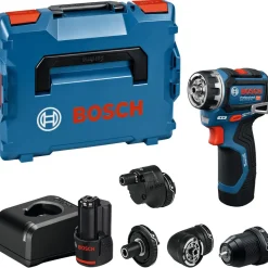 Akkuporakone Bosch Professional GSR 12V-32 FC, 12V, 2x2.0Ah akuilla + 4xGFA + L-Boxx