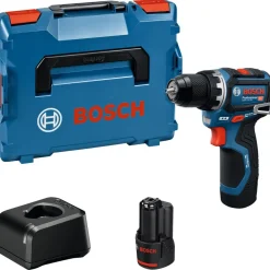 Akkuporakone Bosch Professional GSR 12V-32, 2x2.0Ah akuilla + L-Boxx