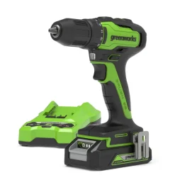 Akkuruuvinväännin Greenworks GD24DD35, 35Nm, 24V, 2Ah akulla