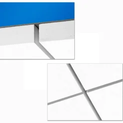 Akustiikkalevy Ecophon Master SQ A, 600x1200x40mm, valkoinen, 6kpl, 4,32m²/pkt