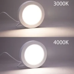 Alasvalo FTLIGHT Luce, 12W, 950lm, 3000K/4000K, IP44/IP20, himmennettävä, upotettava, pyöreä