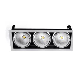 Alasvalo Spectrum Modern Day 3x1LED COB Citizen 40° 188x498x180mm 3x27W 3000K valkoinen