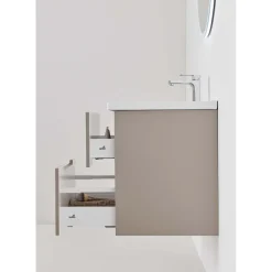 Allaskaappi altaalla Hafa Clay, 600 mm, tumma beige