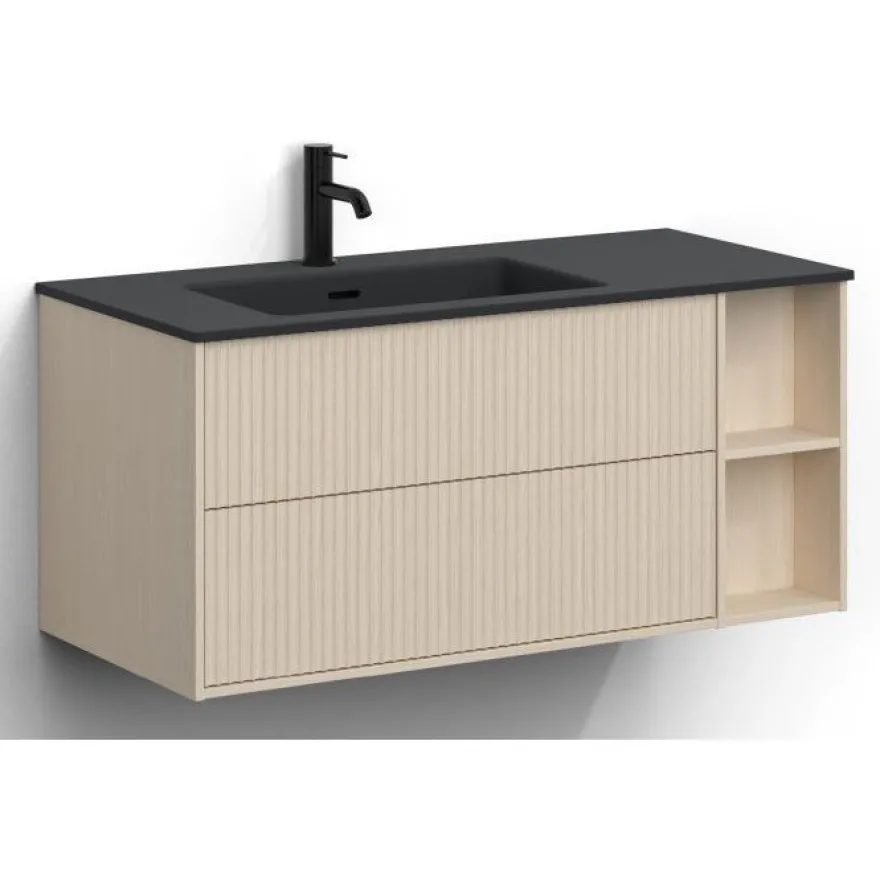 Allaskaappi altaalla Svedbergs Epos, 100x45cm, vasen, 2 ltk, push-open, eri vaihtoehtoja