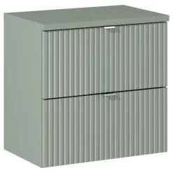 Allaskaappi Interia Stripes, laatikoilla, vihreä, eri kokoja