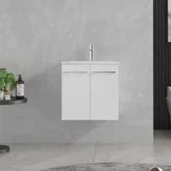 Allaskaappi Lektar Indoor Kaisla, pvc, ovilla, valkoinen, eri kokoja