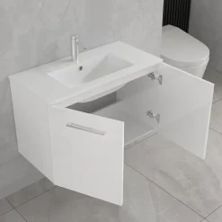 Allaskaappi Lektar Indoor Kaisla, pvc, ovilla, valkoinen, eri kokoja