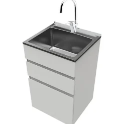 Allaskaappi Nordic Tech NTB 5, 560x880x520, valkoinen/rst
