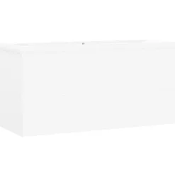Allaskaappi sisäänrakennetulla altaalla, 100x38,5x45 cm, valkoinen