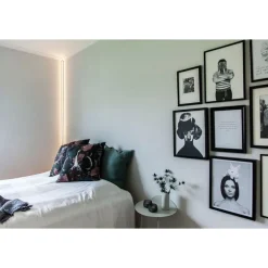 Alumiiniprofiili LED-nauha Hide-a-lite Art Corner 2m valkoinen