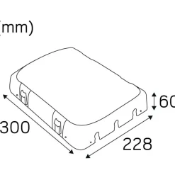 Asennuskotelo Hide-a-lite Spot Guard Gles LED