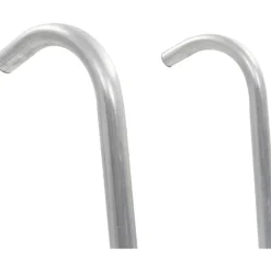2-askelmaiset trampoliinin tikkaat, teräs, hopea, 102,6 cm