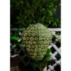 Aurinkokennolyhty Paulmann Pauleen Sunshine Flower, IP44, 3500K, vaaleanvihreä
