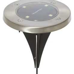 Aurinkokennovalaisin Star Trading Lawnlight, hopea, 3kpl