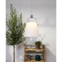 Aurinkokennovalaisin Star Trading Solia, Ø28cm, valkoinen