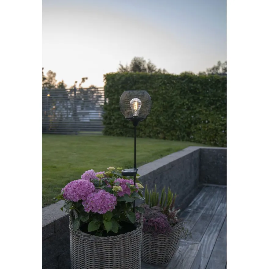 Aurinkokennovalaisin Star Trading Sunlight Path, Ø16cm, musta