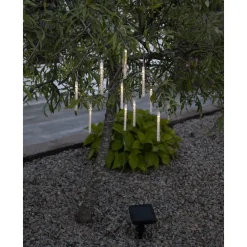 Aurinkokennovalosarja Star Trading Bubbly, 180 cm, kirkas