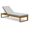 Aurinkosänky Hillerstorp Himmelsnäs, beige/tiikki