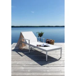 Aurinkotuoli Venture Home Break valkoinen