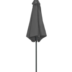 Aurinkovarjo alumiinitanko 270x246 cm antrasiitti