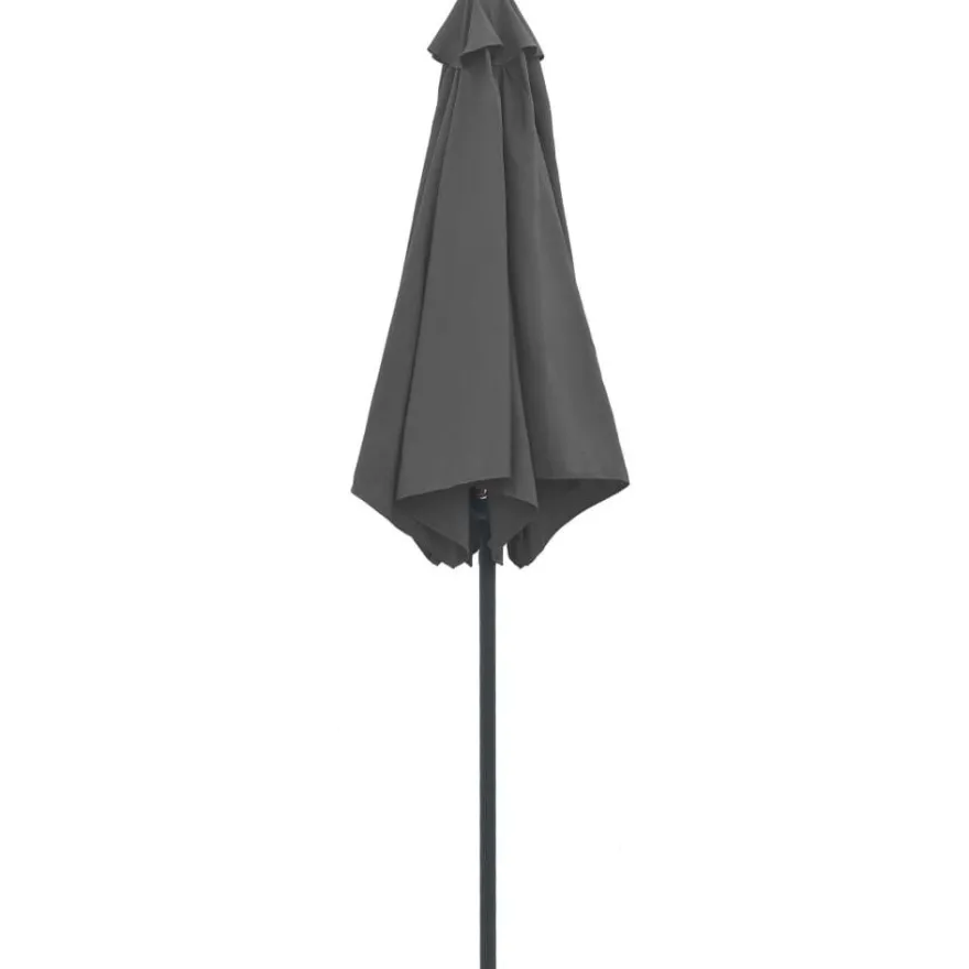 Aurinkovarjo alumiinitanko 270x246 cm antrasiitti