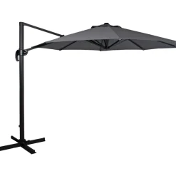Aurinkovarjo Linz, Ø300cm, tummanharmaa