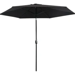 Aurinkovarjo metallirunko 300 cm musta