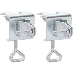Aurinkovarjon kiinnikkeet parvekkeelle 2 kpl 32 mm teräs (03384)