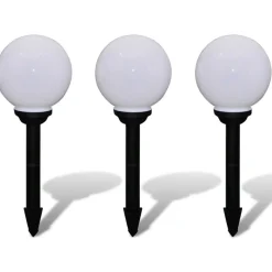 Aurinkovoima pallovalo maapiikillä led 20 cm 3 kpl
