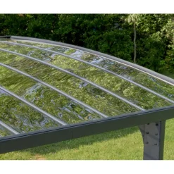 Autokatos Palram-Canopia Arizona Breeze, 13.8m², yhdelle autolle, tummanharmaa/harmaa