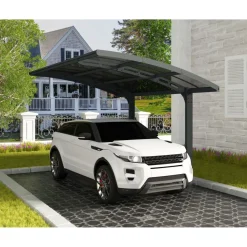 Autokatos Palram-Canopia Arizona Breeze, 13.8m², yhdelle autolle, tummanharmaa/harmaa