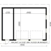 Autotallin runkopaketti Aarni, kahden auton talli ja varasto, sivusta ajettava, kerrosala 61 m²