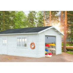 Autotalli Palmako Roger, nosto-ovella, 23,9m² FR44-4757-4