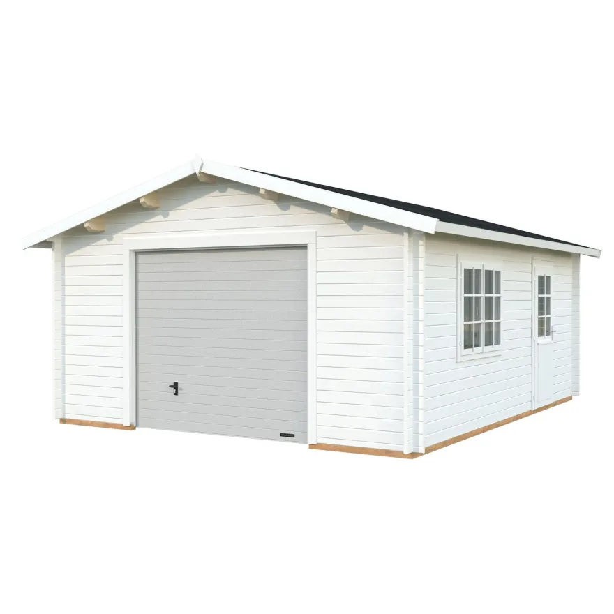 Autotalli Palmako Roger, nosto-ovella, 23,9m² FR44-4757-4