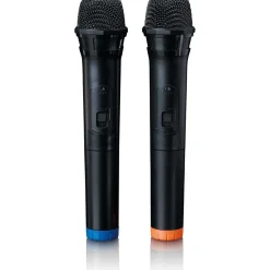 Bilekaiutin Lenco, led-valoilla, langattomilla mikrofoneilla