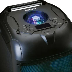 Bilekaiutin Lenco, led-valoilla, langattomilla mikrofoneilla