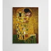 Canvas-taulu Linento Gustav Klimt - The Kiss, 50x70cm, monivärinen
