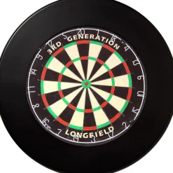 Darts-taulun tausta Longfield, musta