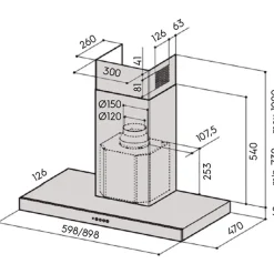 Dual Modular Liesikupu Savo dCH-65, 60cm/90cm