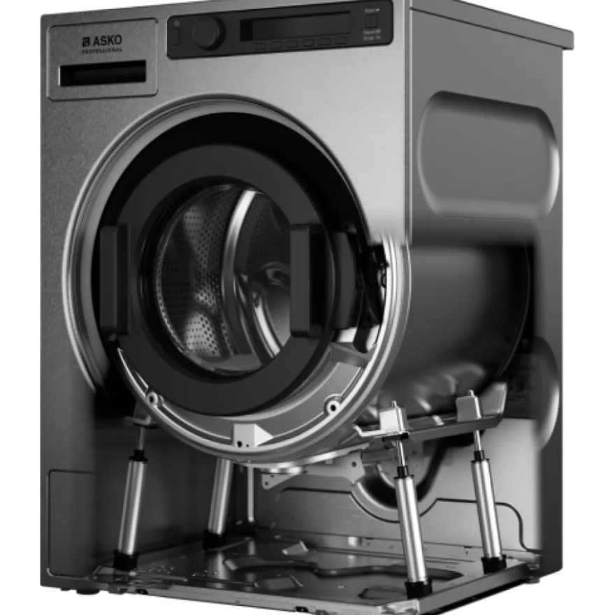 Edestä täydettävä pesukone Asko Professional WMC8947PI.S, 9kg, 1400rpm