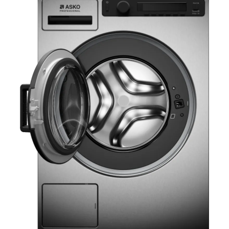Edestä täydettävä pesukone Asko Professional WMC8947PI.S, 9kg, 1400rpm
