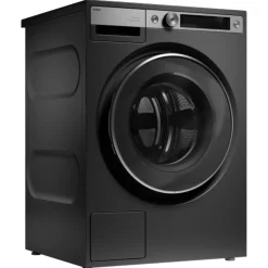 Edestä täydettävä pesukone Asko W7096XG, 9kg, 1600rpm, musta