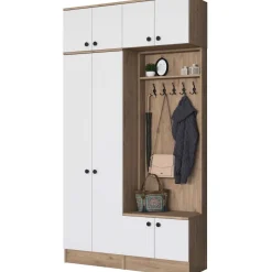 Eteisen säilytyskokonaisuus Linento Furniture EA145, 119.6x226.4cm