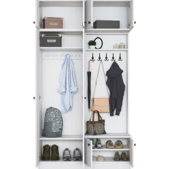 Eteisen säilytyskokonaisuus Linento Furniture EA145, 119.6x226.4cm